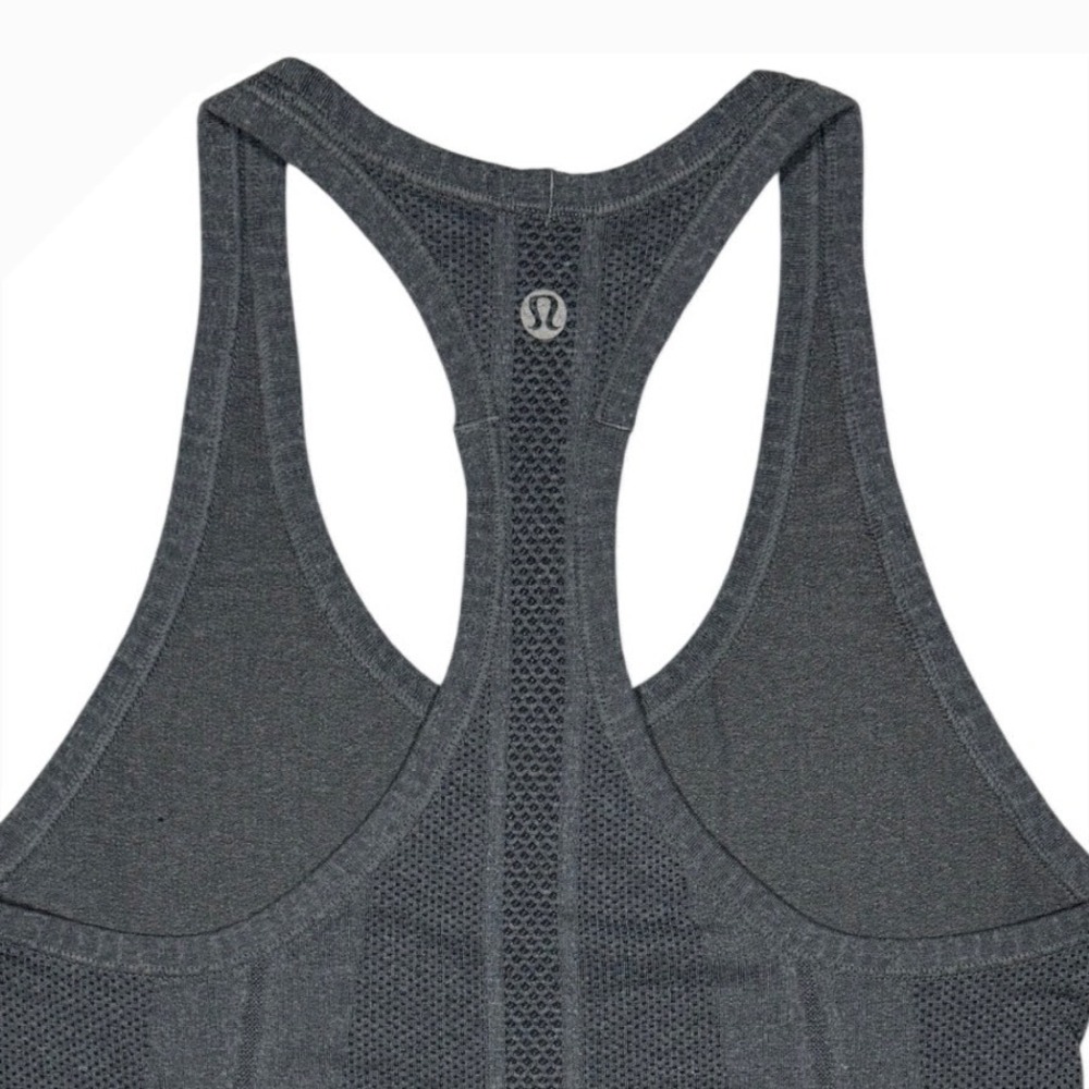 LULULEMON Swiftly Tech Racerback Tank, Gray, Size 4 - Picture 4 of 5